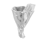 Spilla Vaso Portafiori Indossabile in Lega Argento per Donne