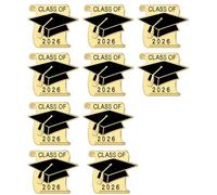 Spilla versatile commemorativa per cappello di dottorato, spilla accademica, 25 mm, per studenti, spilla alla moda 2026, Misura unica, come descritto