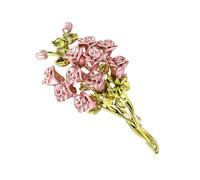 Spilla versatile con bouquet di rose progettata per donne moderne che cercano semplicità ed eleganza nei loro accessori sofisticato bouquet di rose, Misura unica, come descritto