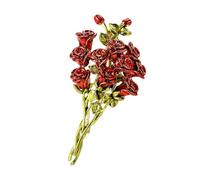 Spilla versatile con bouquet di rose progettata per donne moderne che cercano semplicità ed eleganza nei loro accessori spilla leggera alla moda