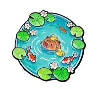 Spilla versatile da laghetto per uomini e donne in lega, perfetta per l'uso quotidiano, feste e regali, spilla sicura con chiusura sicura, Misura unica, come descritto