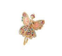 Spilla Vibrante Da Con Scintillanti Gioiello Alla Regalo Per La Sua Elegante Spilla A Tema Danza