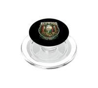 Spilla vintage a forma di alce di Redwood National & State Parks California PopSockets PopGrip per MagSafe