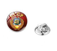 Spilla vintage a forma di martello di falce eroe Stalin CCCP URSS comunismo sovietico emblema simbolo in acciaio inox cappotto borsa da risvolto pin