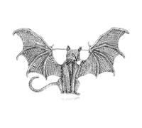 Spilla vintage a forma di pipistrello, stile gotico, accessorio in lega per donne e uomini, idea regalo, Misura unica, come descritto