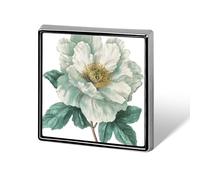 Spilla vintage Botanical A Flower unisex quadrata leggera bavero distintivo gioielli per abbigliamento scialle cappello