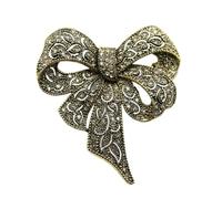 Spilla Vintage Portatile Con Bowknot Design Accessorio Da Costruzione in Lega Leggera Con Perno Per Spilla Con Da Indossare Ogni Giorno