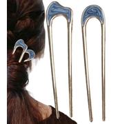 Spilla Vintage - Spilla Francese, Forcina Per Capelli Francese, 2 Forcine Per Capelli A Forma Di U | Forcina Vintage Per Tutti I Tipi Di Capelli, Fermaglio Per Capelli Per Donne E Raga