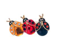 Spilla vivace collezione elegante coccinelle Pin Metal Artigianato Abbigliamento Decorazione Per Abiti Versatili Pin In Lega di Zinco Per Abiti