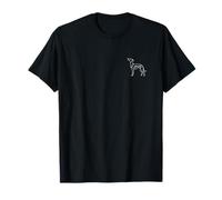 Spilla Whippet Minimalista Line Art Love Lover Maglietta