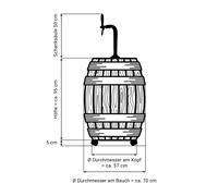 Spillatore birra BARRIQUE, dispenser birra, macchina per birra Adattatore da 5 litri
