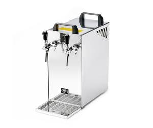 Spillatore birra, Dispenser birra, Macchina per birra con pompa a membrana Kontakt 40/K 2-linee, 50 litri/h - Green Line