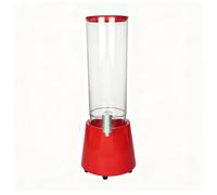 Spillatore Birra Distributore di Bevande a Torre per Uso Commerciale, Supporto Trasparente per Cocktail/Champagne, Accessorio per Refrigeratore di Birra Alla Spina da 3 L(Red)