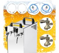 Spillatore birra Kontakt 40 / K a 2 tubi in acciaio inox, 50 litri / h