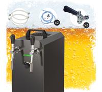 Spillatore birra stream 50 / K a 2 tubi in acciaio inox, 50 litri / h