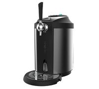 Cecotec BeerFlow 5000 - Dispenser per birra da 60 W, gamma di temperatura controllata da 3 a 6 °C, compatibile con fusti universali pressurizzati, 5 l, indicatore temperatura LED, maniglia per il