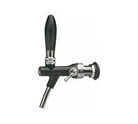 Rubinetto spillatore birra - con compensatore, in acciaio inossidabile e plastica ABS, nero