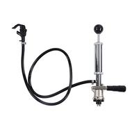 Spillatrice Birra Fusto 5 Litri, Pompa Acciaio Inox Antiruggine con Tubo 105cm - Facile da Usare, Senza Perdite, Perfetta per Picnic e Feste