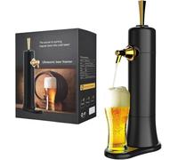 Spillatrice Birra, Spillatore Birra Professionale - Converte Lattine in Bozza, Design Nero Compatto, Regalo per Papà