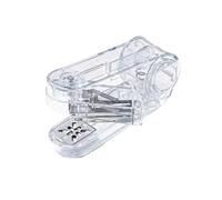 Spillatrice Cucitrice trasparente | Cucitrice lunga potente multifunzionale rotante a 360 gradi for uso in ufficio(Transparent)
