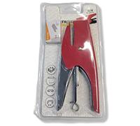 Spillatrici spillatrice manuale a pinza con 1000 punti in omaggio misura 6/4 compatibile con 130/E (Rosso)
