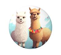 Spille a bottone in alpaca con lama e alpaca, 6,1 cm, in metallo, personalizzabili, per progetti fai da te, Natale, feste fai da te, Misura unica, Nessuna pietra preziosa