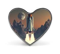 Spille a tema Space Shuttle e astronomia, ideali per zaini, giacche e come regalo.