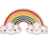 Spille alla moda, Cartoon Sole Luna Nuvola Arcobaleno Spilla smaltata Spilla Borsa Colletto Risvolto Distintivo Gioielli per le donne Decorazione di nozze Camicia bottoni Spille Maglione Convenient ha