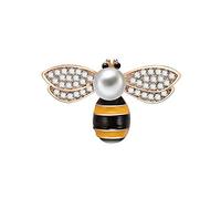 Spille ape da miele, spilla con strass di perle di moda 1.1 'x0.9' elegante e popolareUtile e alla moda
