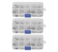 Spille Bottoni a Rosa Nera, 150 Pezzi in 3 Scatole, Senza Cuciture, Per Camicie e Maglioni - Decorazione Staccabile, Accessori Versatili per Cucito e Abbigliamento Femminile