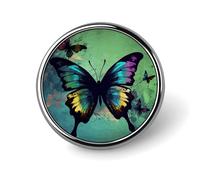 Spille circolari artistiche a forma di farfalla, spille da bavero, spille a forma di cuore, regali per donne e uomini, souvenir