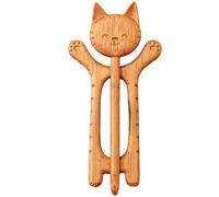 Spille con animali da donna, spilla in legno | Spilla per abbigliamento per gatti in legno | Spilla per vestiti leggeri, spilla per maglioni con animali per riunioni, viaggi, appuntamenti, vita quotid