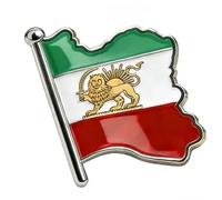Spille con bandiera iraniana all'ingrosso Spilla da bavero con mappa dell'Iran in stile persiano antico Gioielli tradizionali accessori di abbigliamento (Bandiera e mappa dell'Iran in argento 4)