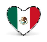 Spille Con Bandiere Nazionali Degli Stati Uniti Del Messico - Spilla Personalizzata A Forma Di Cuore/Quadrata/Cerchiata Per Uomo E Donna Regalo Per Discorsi Di Matrimonio Riunioni E Feste