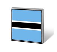 Spille Con Bandiere Nazionali Della Repubblica Del Botswana - Spilla Da Bavero Personalizzata A Forma Di Cuore/Quadrata/Cerchiata Per Uomo E Donna Regalo Per Discorsi Di Matrimonio Riunioni E Feste