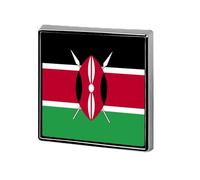 Spille Con Bandiere Nazionali Della Repubblica Del Kenya - Spilla Personalizzata A Forma Di Cuore/Quadrata/Cerchiata Per Uomo E Donna Regalo Per Discorsi Di Matrimonio Riunioni E Feste