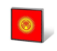 Spille Con Bandiere Nazionali Della Repubblica Del Kirghizistan - Spilla Da Bavero Con Bandiera Mondiale Personalizzata Spille Per Uomini E Donne Discorsi Per Feste Riunioni Regali Di Coppia