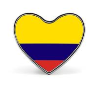 Spille Con Bandiere Nazionali Della Repubblica Di Colombia - Spilla Da Bavero Con Bandiera Mondiale Personalizzata Spilla Per Uomo E Donna Regalo Per Discorsi Di Festa Riunioni Di Coppia