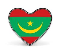 Spille Con Bandiere Nazionali Della Repubblica Islamica Di Mauritania - Spilla Da Bavero Con Bandiera Mondiale Personalizzata Spille Per Uomini E Donne Discorsi Per Feste Riunioni Regalo Di Coppia