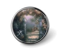 Spille con bottone, spilla rotonda in metallo, spilla alla moda, spilla da bavero per abbigliamento da campo da golf al mare, spilla con bottone, distintivi