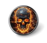 Spille con bottone, spilla rotonda in metallo, spilla alla moda, spilla da bavero per abbigliamento da campo da golf al mare, spilla con bottone, distintivi