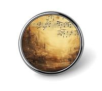 Spille con bottone, spilla rotonda in metallo, spilla alla moda, spilla da bavero per abbigliamento da campo da golf al mare, spilla con bottone, distintivi