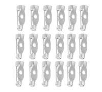 Spille con chiusura a spilla, Spilla A Tre Fori Da 100 Pezzi Cucito In Argento Con Clip In Ferro(Silver 2)