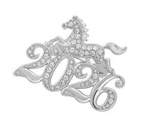 Spille Con Disegni Di Animali Fermaglio con Strass per l'Anno del Cavallo e
