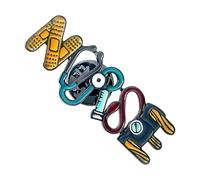 Spille Con Lettere 'Alfabeto,Charm Per Borsa Dal Design Estetico E Decorativo - Spille Eleganti A Forma Di Lettere Infermieristiche - Per Abbigliamento, Borsa, Cappotto, Styling, Lavoro, Appuntamenti,