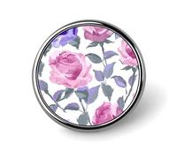 Spille con spilla in stile vintage con motivo a cerchio e bottone, spille con immagine personalizzata, porta badge rotondi per decorare cappelli, camicie, vestiti, borse e accessori.