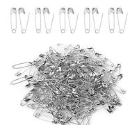 Spille Da Balia, 100 Pezzi 28mm Spille Di Sicurezza, Safety Pins Per Abbigliamento, Artigianato, Casa E Ufficio, Crafting (Argento)