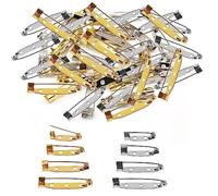 Spille Da Balia, 25mm Pins Di Sicurezza, 200 Spille Posteriori Di Gioiello, Spille Metalliche Di 35mm Pins, Posteriori Di Gioiello Spille Metalliche, Spille Da Balia Per Fermagli Posteriori Di Spilla