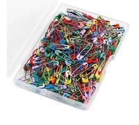 Spille da Balia Colorato, 250 Pcs Mini Aghi di Sicurezza, Piccolo Spilli per Sarta, 19mm Spilla per Vestiti, Abbigliamento, Artigianato, Casa e Ufficio, Crafting