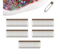 Spille da balia da 30 mm, spille da balia in metallo per fai da te, artigianato, vestiti, cucito, marrone, 150 pezzi
